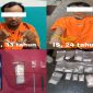 Dua pria yang diamankan dalam pengungkapan dua kasus dugaan peredaran sabu di Bengkalis.