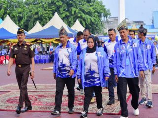 📸 Bupati Bengkalis Kasmarni membuka Kontes Kapal Indonesia 2026 yang diikuti 129 tim dari 52 perguruan tinggi.