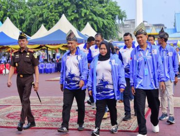 📸 Bupati Bengkalis Kasmarni membuka Kontes Kapal Indonesia 2026 yang diikuti 129 tim dari 52 perguruan tinggi.