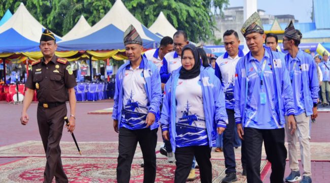 📸 Bupati Bengkalis Kasmarni membuka Kontes Kapal Indonesia 2026 yang diikuti 129 tim dari 52 perguruan tinggi.
